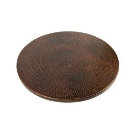 18&quot; Hammered Copper Lazy Susan