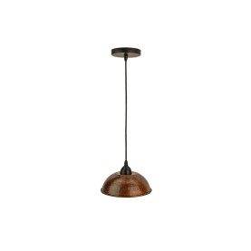 Hammered Copper 8.5" Dome Pendant Light