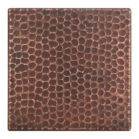 6&quot; x 6&quot; Hammered Copper Tile