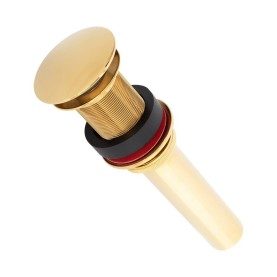 1.5&quot; Non-Overflow Pop-up Bathroom Sink Drain - Polished Brass