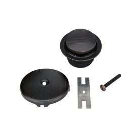 Tub Drain Trim and Single-Hole Overflow Cover for Bathtubs - Oil Rubbed Bronze