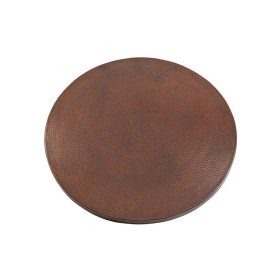 24" Round Hammered Copper Table Top