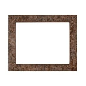 Custom 28" Hand Hammered Rectangle Copper Mirror