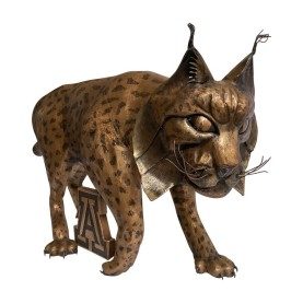 Custom Copper Wildcat Statue