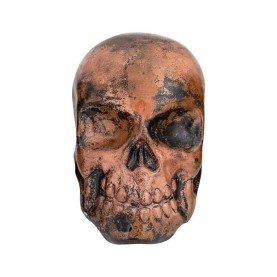 4-in Handcrafted One-of-a-Kind Copper Skull Beer Tap Handle