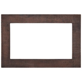 Custom 36&quot; Hammered Copper Rectangle Mirror Frame