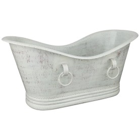 Clearance 67&quot; Double Slipper Bathtub with Rings